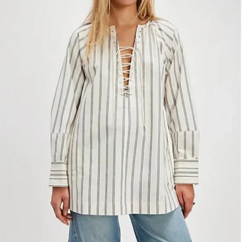 NWOT Free People We The Free Lisbon Tunic, Oversized